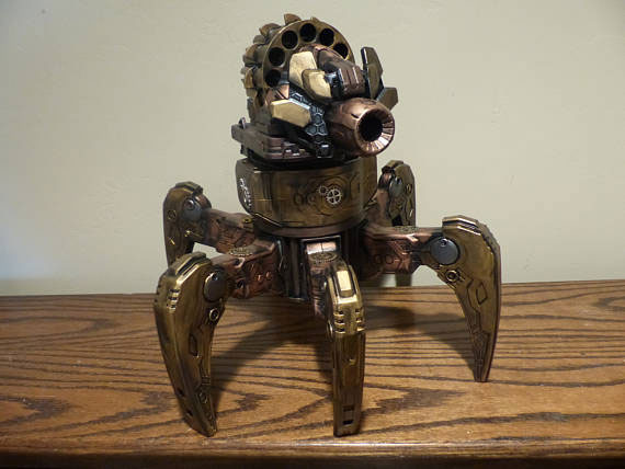 robot steampunk niños
