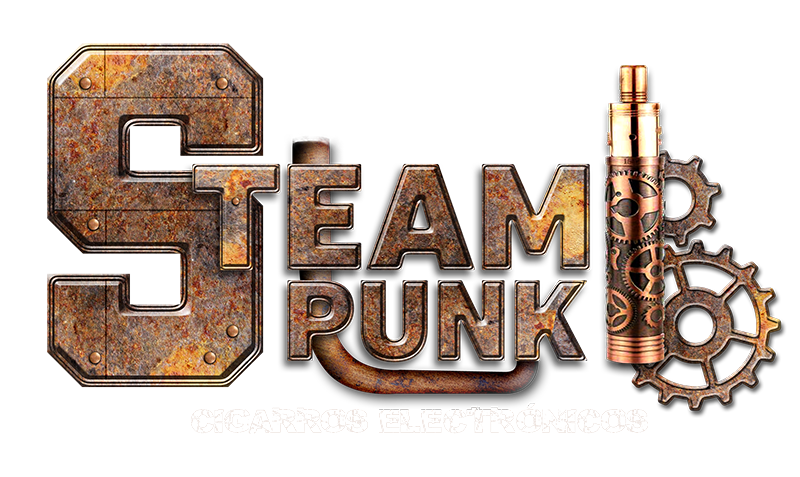 steampunk logo teslacig